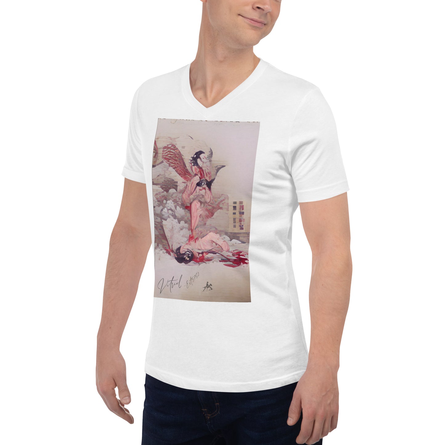 Aiko Blood V-Neck Men's T-Shirt