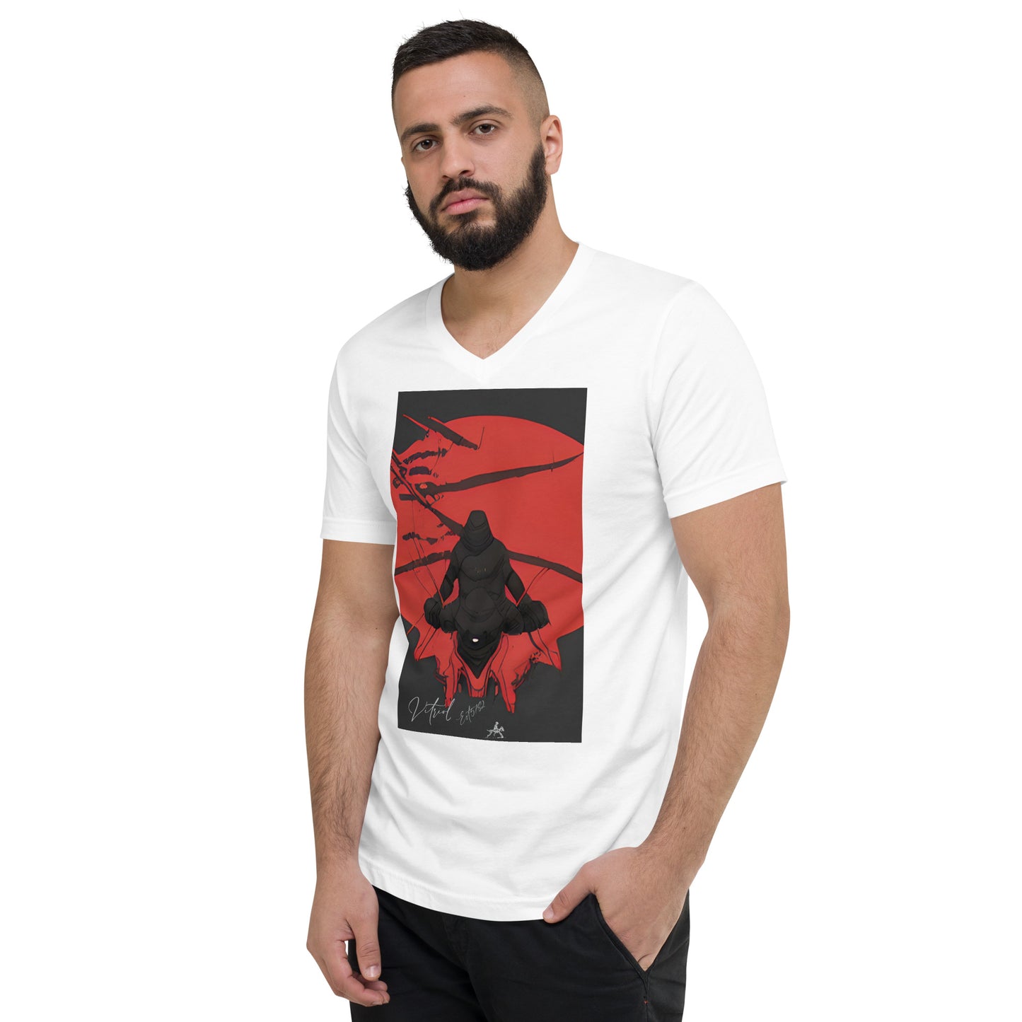 Ninja World Order V-Neck  Men's T-Shirt