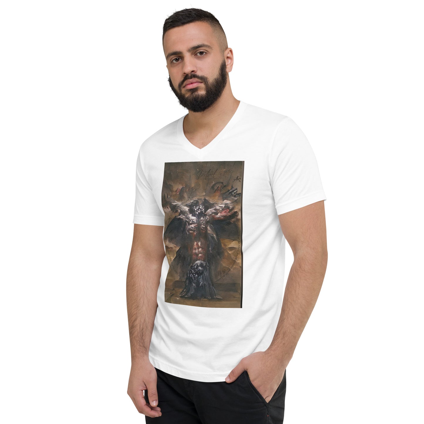Jinn  V-Neck Men's T-Shirt