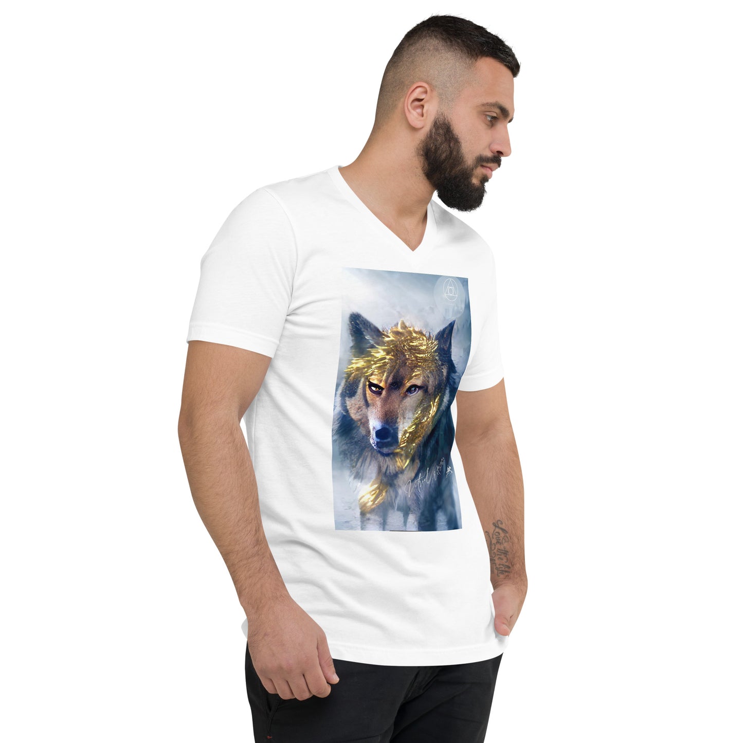 Alpha Above Wolf Pack Men's T-Shirt