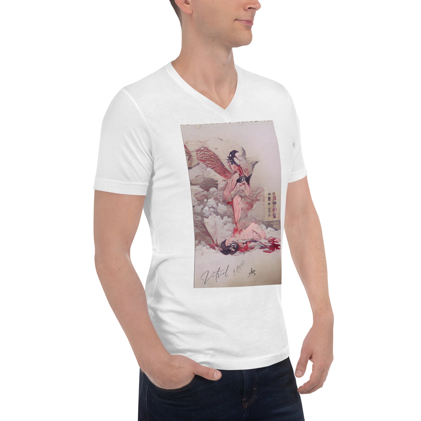 Aiko Blood V-Neck Men's T-Shirt