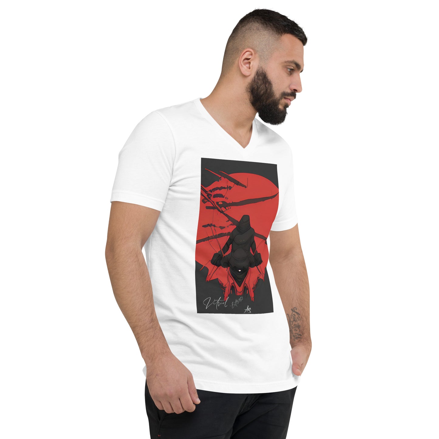 Ninja World Order V-Neck  Men's T-Shirt